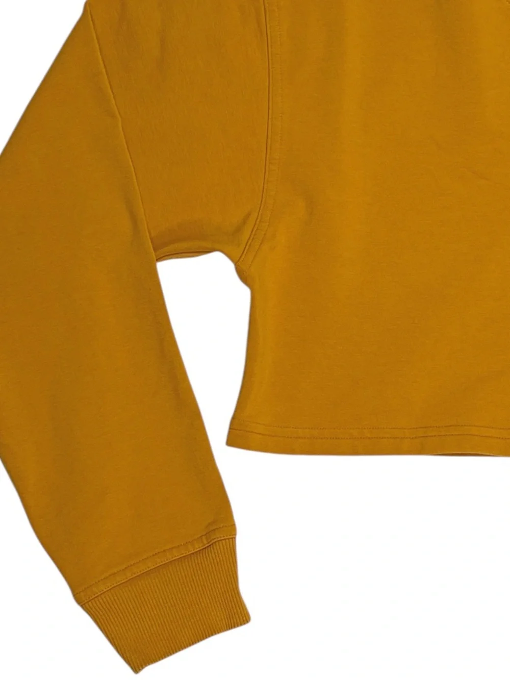 Lululemon All Yours Cropped Long Sleeve Crew in Fools Gold Size 6